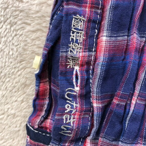 Super Dry Mens The Paperweight Shirt Size XXL Plaid Long Sleeve Button Up Casual - Picture 10 of 14